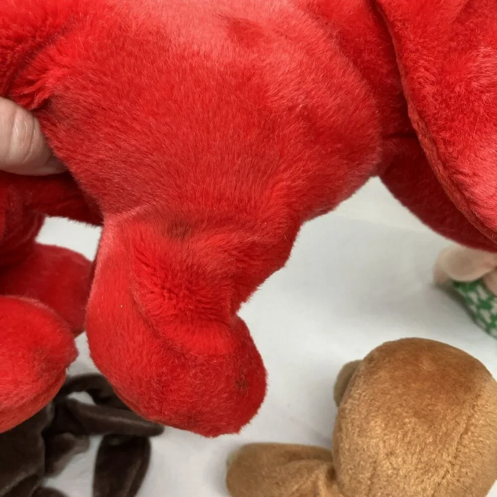 Ty Beanie Babies & Plush Lot of 11 Poodle Bear Scorpion Troll Dog Monkey Etc
